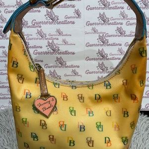 Dooney & Bourke Yellow Shoulder Bag ***Authentic***
